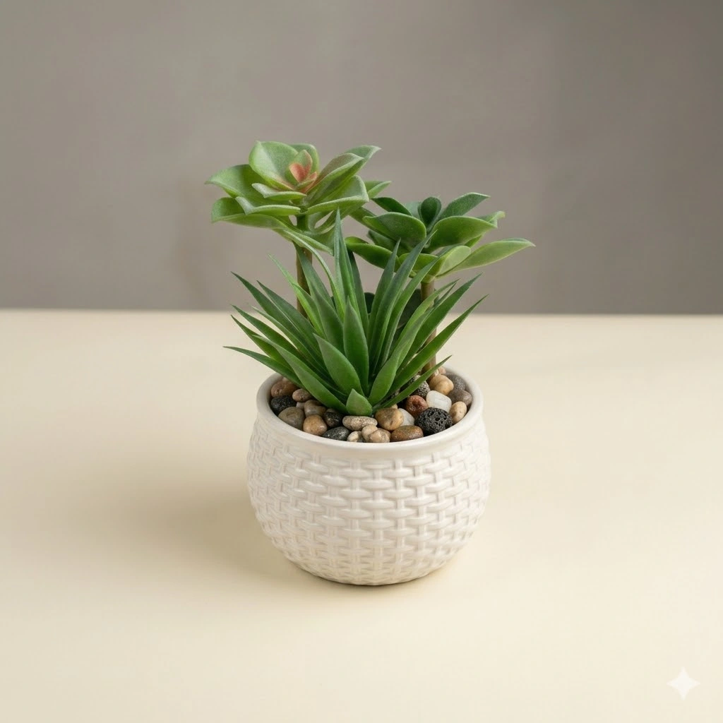 Succulent + Vase