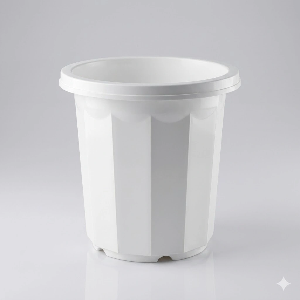 Large Round Bucket Vase