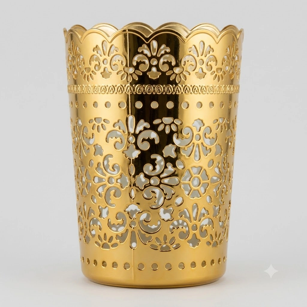Gold Pattern Vase L