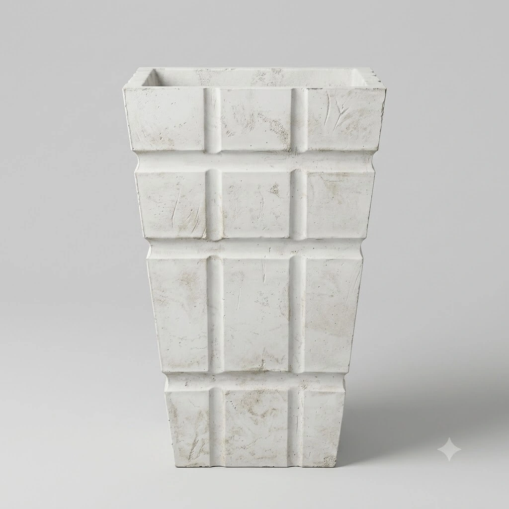 White Box Vase